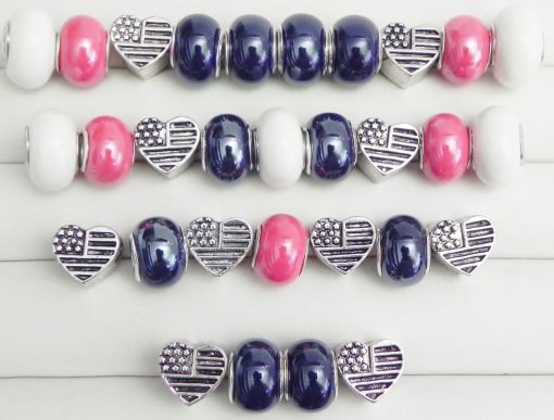 American Flag European Beads Collection