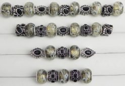 Black and Gold European Beads Collection