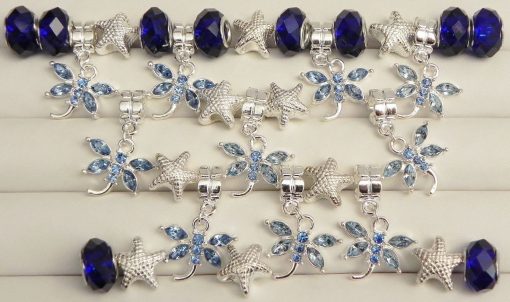 Blue Dragonfly European Beads Collection