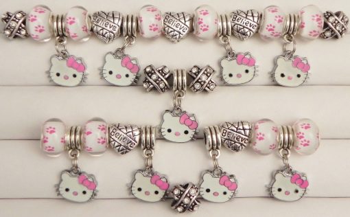 Hello Kitty Pink Paw European Beads Collection
