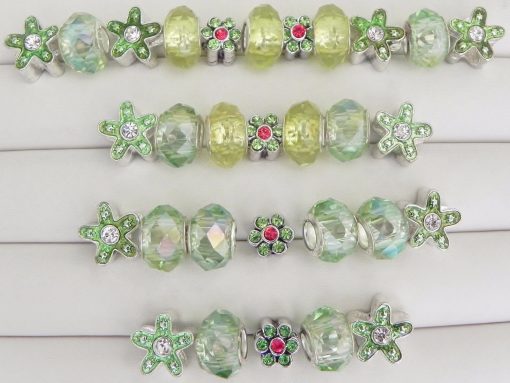 Pastel Green European Beads Collection