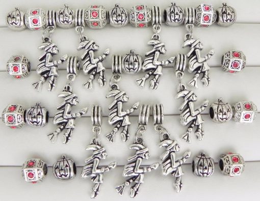 Witch on Broomstick European Beads Collection