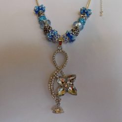 Necklace with Betsey Johnson Small Flower Pendant